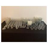 Large Set Anchor Hocking Bubble Depression Dishes