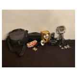Group of Camera Accessories and Flash Parts