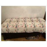 Queen Sized Double Wedding Ring Handstitched Quilt