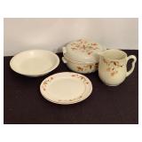 Jewel Tea Fall Leaves Serving Set