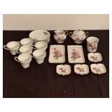 Small Tea Set w/ Gold Colored Rim