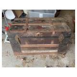 Antique Trunk with Tray