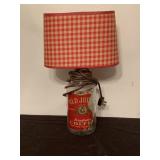 Old Judge Coffee Jar Lamp