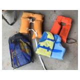 Group of Lfe Jackets