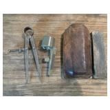 LOT: Vintage Tool, Level, Sharpening Stone