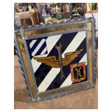 US ARMY Engineering Corps Stained Glass Piece