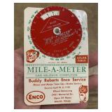 Vintage MILE-A-METER Enco Gas Station Waco