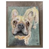 FRENCH BULLDOG Painting by Waco Artist