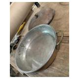 Vintage Copper Pan with Lid