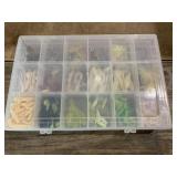 Box of Lures for Fishing