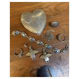 LOT: Sterling Silver Bits & Pieces 82.8g