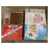 (2) Vintage Games: Checkers / Bridge