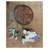 LOT: Antique TIN, Metal Soldier, R2D2