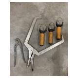 LOT: Tools - Clamps, Wrench