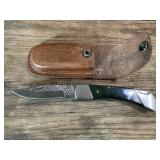 Handmade DAMASCUS Folding Pocket Knife
