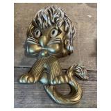 Vintage 1960s Lion Wall Hanging Homco