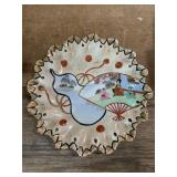 Antique, Hand Painted Japanese Plate