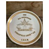 Vintage Masonic Order Plate