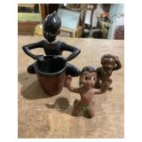 (3) Vintage Black Americana Figures