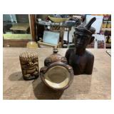 Ethnographic Lot w/African Ashtray
