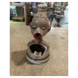 Vintage Black Americana Ashtray - Very Cool