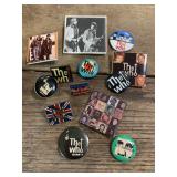 LOT: Vintage THE WHO Pinbacks Buttons