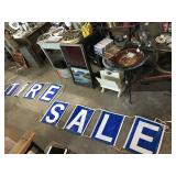 1960s Vintage GENERAL TIRE Banner Sign