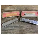 (2) Vintage Harmonicas