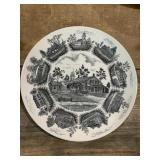 Antique Transferware Plate - Toll House