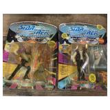 (2) Vintage STAR TREK Action Figures