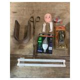 LOT OF ITEMS: Giant Magnet, Matchbox Train, Knob
