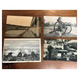 (4) Antique Postcards - WWI & WWII WAC Military