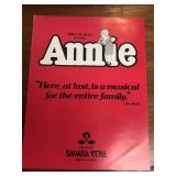 Vintage ANNIE Musical Program