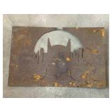 Large Steel/Metal BATMAN Sign