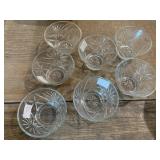 Vintage Lot of Sherbert Glassware