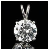 4.18 CTW Diamond Pendant, GIA (VVS2, E)