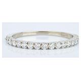 Diamond Bangle Bracelet, 6 ct t.w., 14k