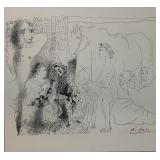 Pablo Picasso "Toreros" Lithographic Plate