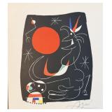 Joan Miro Litho "Jacques Prevert" Portfolio
