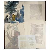 Salvador Dali "Biblica Sacra" with COAs