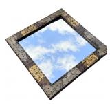 Paul Evans Brutalist Metal MCM Patchwork Mirror