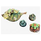 4pc Jay Strongwater Trinket Boxes