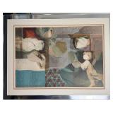 Alvar Sunol (1935) "Maternite" Orig Color Litho