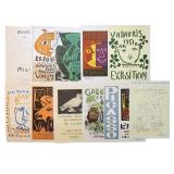 11pc Pablo Picasso "Posters of Picasso" 1957