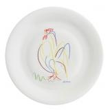 Vntg Picasso Limoges Plate Rooster