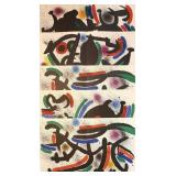 5pc Joan Miro Original Color Lithographs