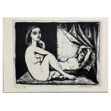 Pablo Picasso "Les Deux Femmes Nues" Litho