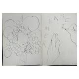 2pc Henri Matisse "Work of the Months"