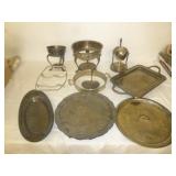 Vintage Silver Plate Service & Serving Trays