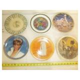 6pc Porcelain Collector Plates